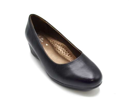 TTP COMFORT BWN182-1 WOMEN SIMPLY AND CLASSIC WEDGE HEEL PUMPS.