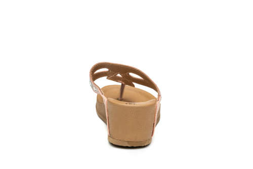 June Ladies Wedge Heel Sandals with Embellished Straps