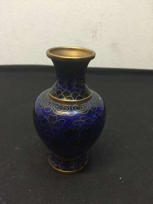 Chinese  Antiques Fetal copper filigree enamel.