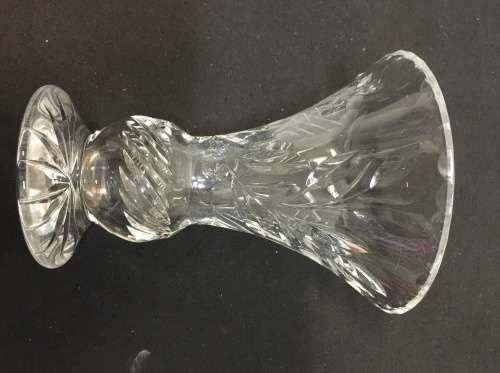 19th century Antique rose cut crystal, height - 155 mm , width - 123 mm