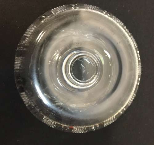19th century Antique rose cut crystal, height - 90 mm , width - 105 mm
