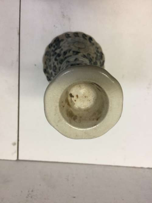 Chinese Antique - Blue and White Candlestick