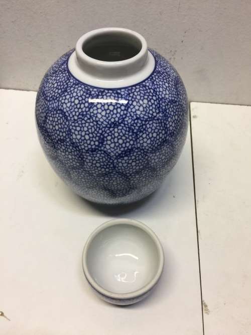 Chinese antique - blue and white jar