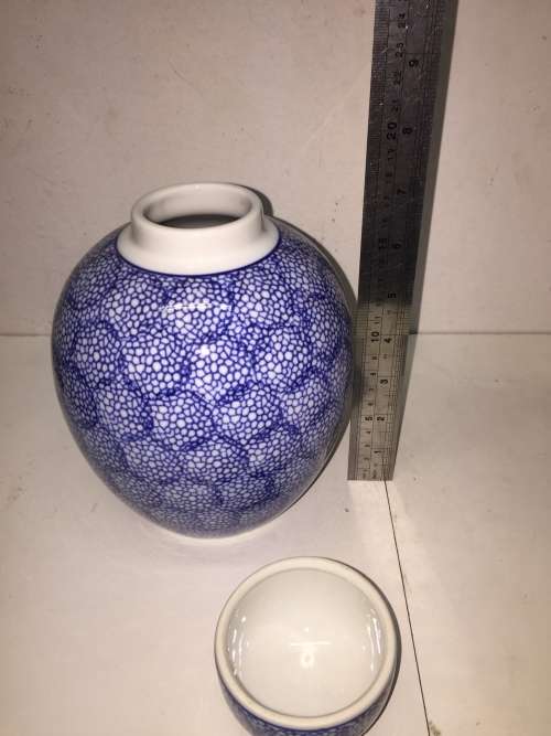 Chinese antique - blue and white jar