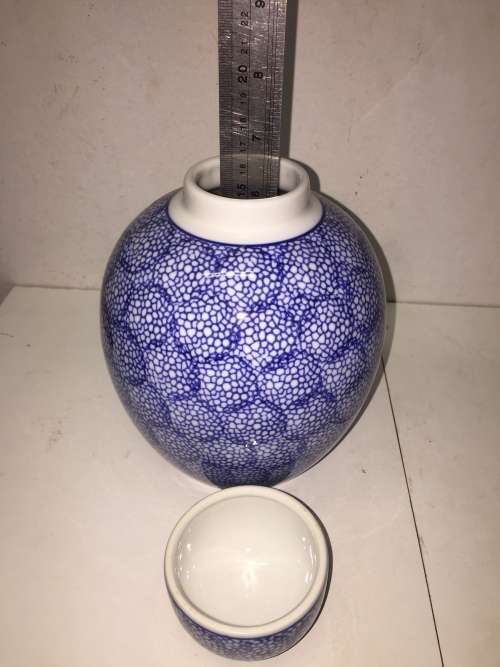 Chinese antique - blue and white jar