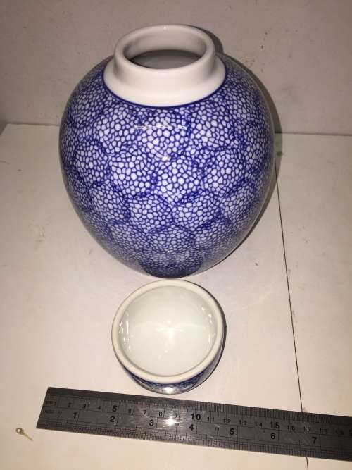 Chinese antique - blue and white jar