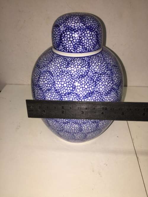 Chinese antique - blue and white jar