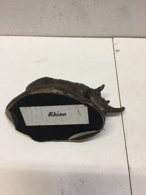 Bronze rhinoceros