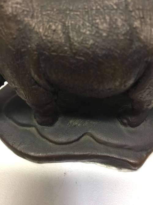 Bronze rhinoceros