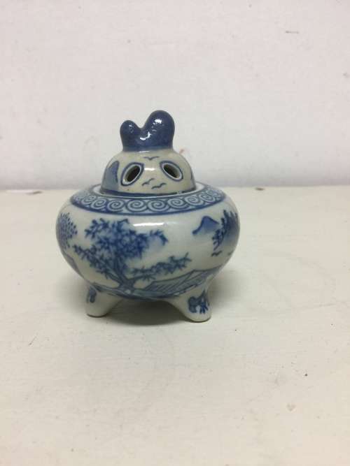 Chinese antique - small incense burner - Tongzhi year