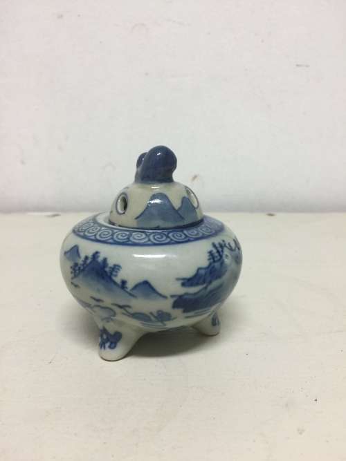 Chinese antique - small incense burner - Tongzhi year