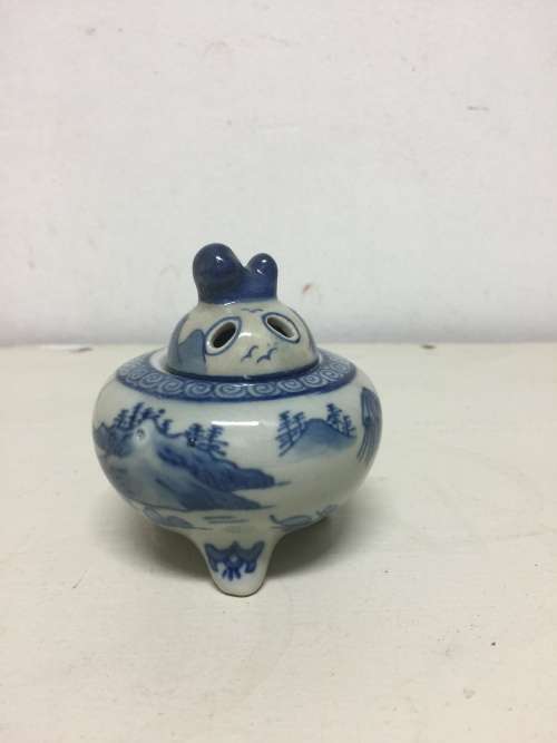 Chinese antique - small incense burner - Tongzhi year