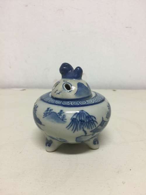 Chinese antique - small incense burner - Tongzhi year