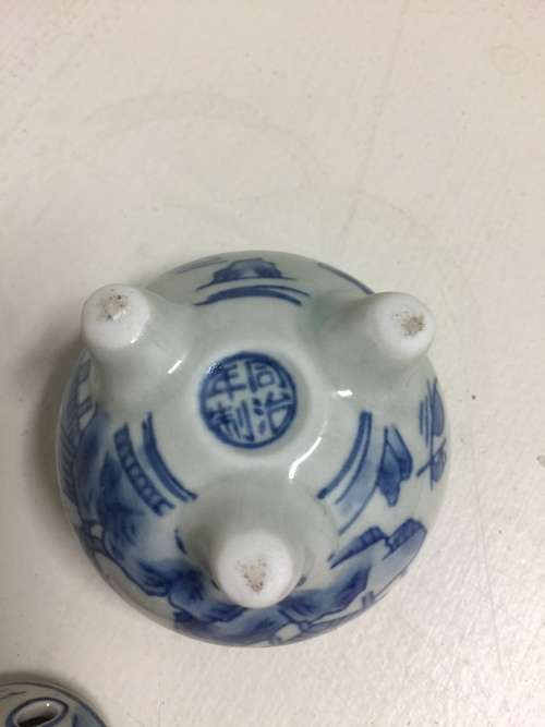 Chinese antique - small incense burner - Tongzhi year