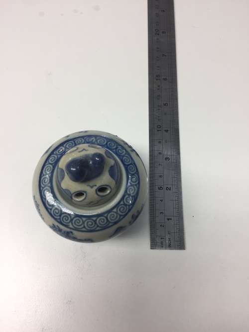 Chinese antique - small incense burner - Tongzhi year