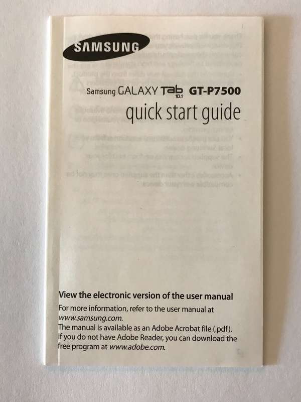 Samsung Galaxy Tab 10.1 GT-P7500 wifi and 3G