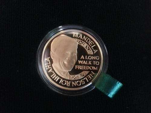 *Paravanda Nelson Mandela Gold Coin * RARE* 1/2 oz