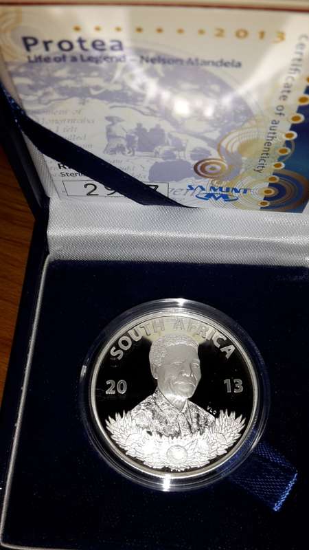 !!!  LOW START: 2013 MANDELA PROOF SILVER  !!!!
