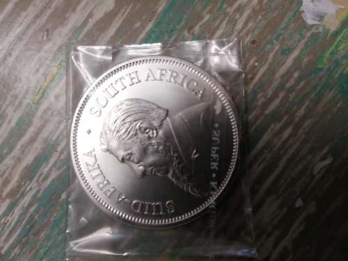 ###  UNCIRCULTED SILVER KRUGER 2020 1 Oz###