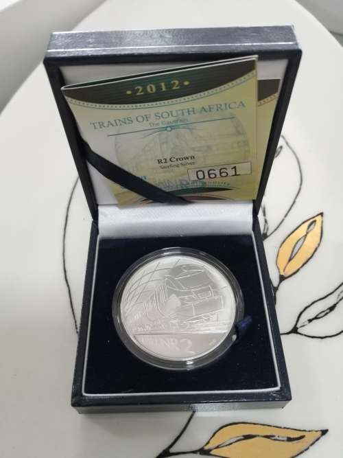 ### TRAINS of AFRICA - GAUTRAIN 1Oz  - Silver ###