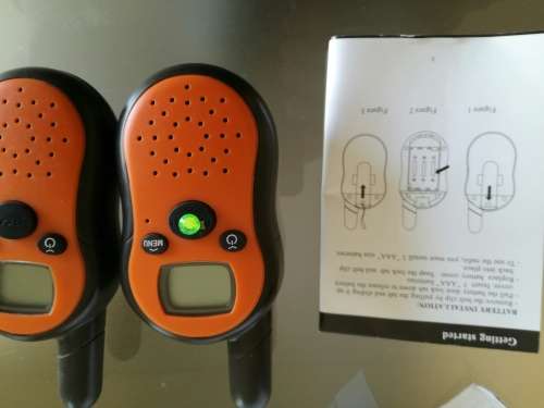 ### CRAZY START - WALKIE TALKIE set - New (open Box) ###