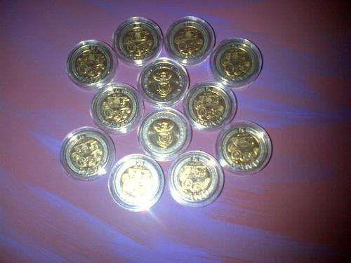 ### 2011 CAPSULATED SARB 90th BIRTHDAY R5 - UNCIRCULATED  - 12 coins for bid