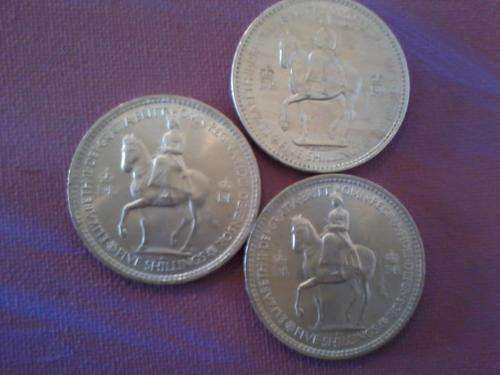 ### 1953 5 SHILLINGS  - x3 available ###
