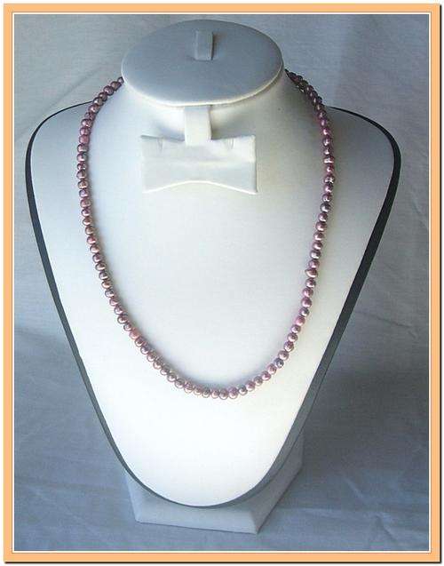 Genuine Lilac freshwater pearl necklace