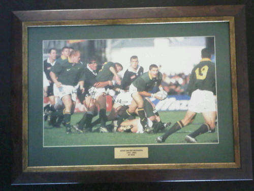 Joost v d Westhuizen original signed Photo