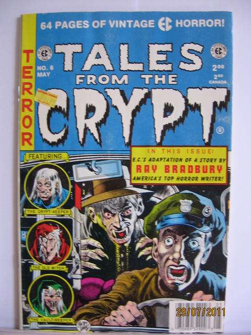 TALES from the CRYPT # 6 32 pages 8 complete stories E C Comics