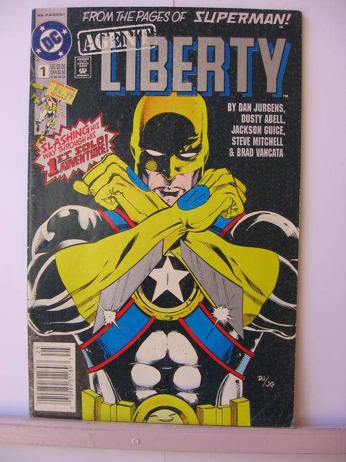 DC AGENT LIBERTY # 1 Cover slighty worn  1992