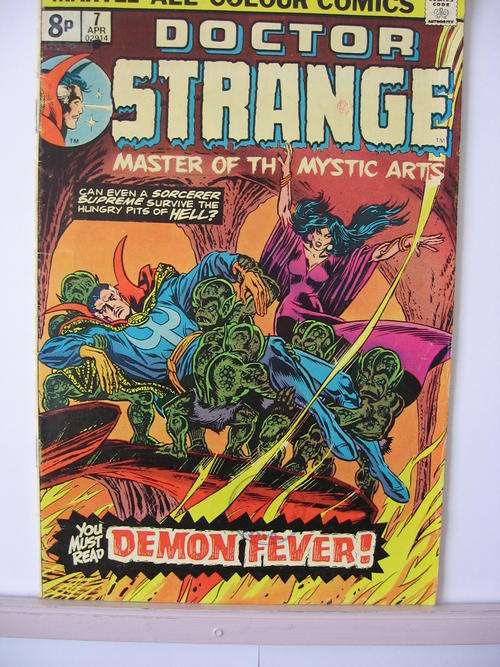 DR STRANGE Master of the Mystic Arts # 7 / Elderly comic and a bit worn but intact