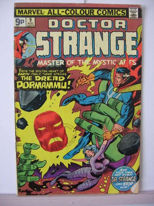 DR STRANGE Master of the Mystic Arts # 9 / Elderly comic and a bit worn but intact