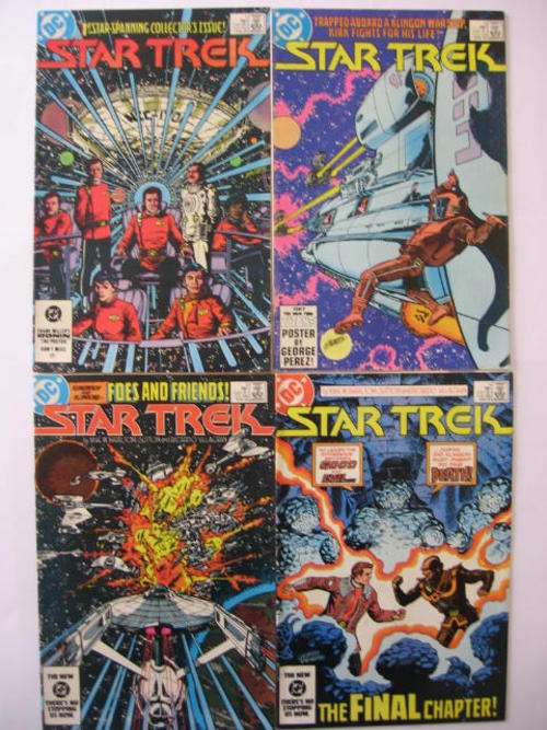 DC STAR TREK Collector's issues # 1 # 2 # 3 # 4 (not too bad)