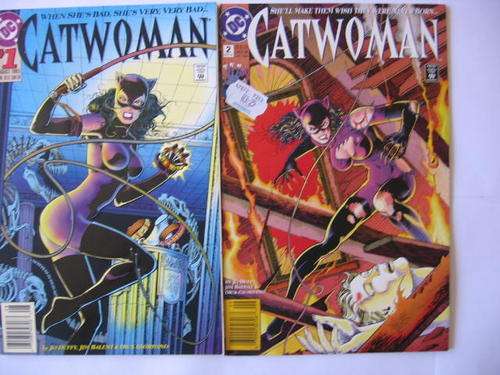 DC CATWOMAN # 1 with embossed cover # 2 (VERY GOOD/NEW)