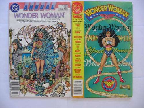 WONDER WOMEN ANNUALS # 1 1988 # 2  1989 40 and 50 pages
