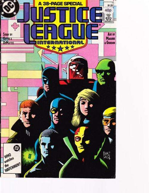 JUSTICE LEAGUE INTERNATIONAL # 7 #  As good as allway's (GOOD)
