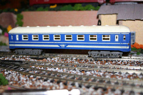 3 x Lima HO SAR Blue Train Coaches
