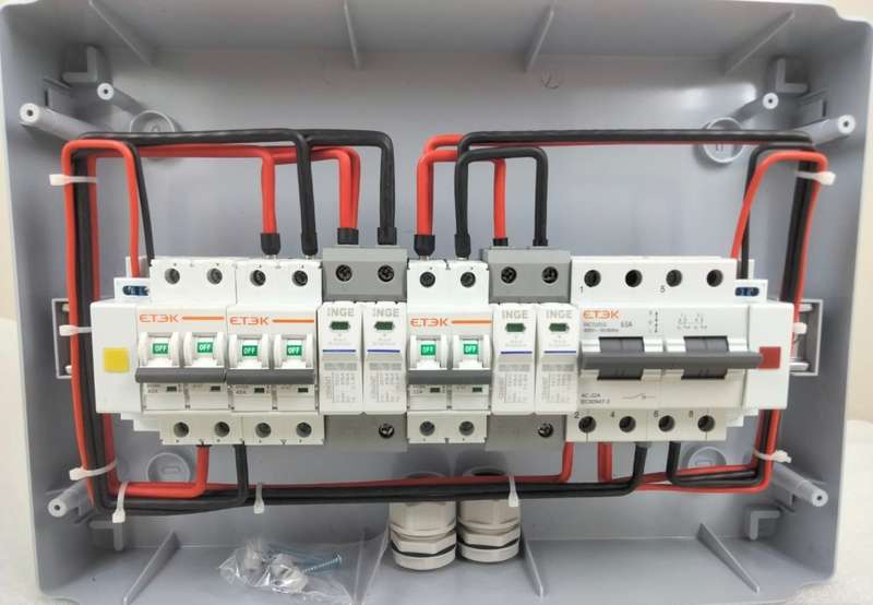 AC 8KW Pre-Wired Switch Over Box Single Phase