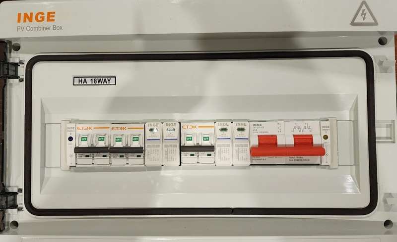 AC 8KW Pre-Wired Switch Over Box Single Phase