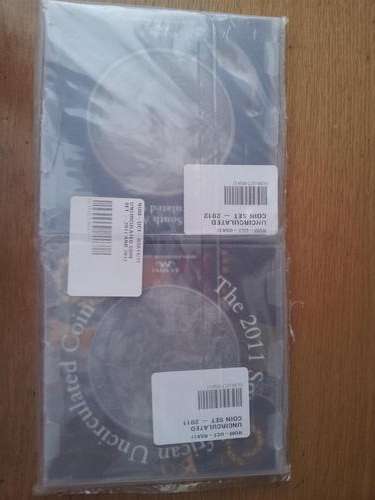 NEW 2012 & 2011 UNC Coins Sets Bid per pack - SEALED PACK UNTOUCHED SA Mint