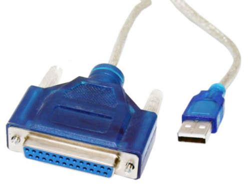 USB to Parallel DB25F Converter