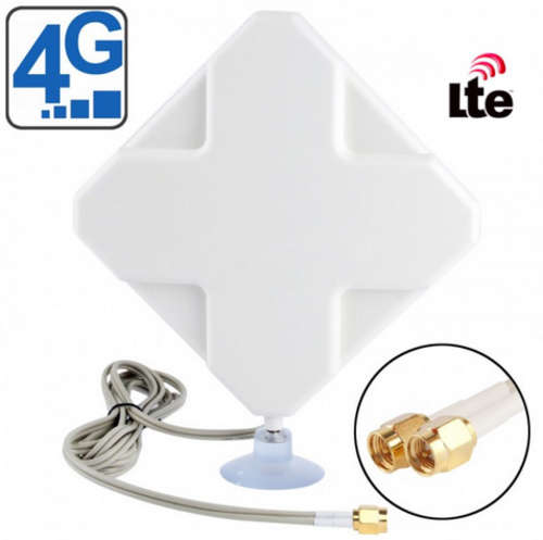 4G LTE antenna, 35dbi, Two SMA connector (official antenna for B593)