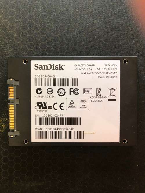 Sandisk 60GB SSD