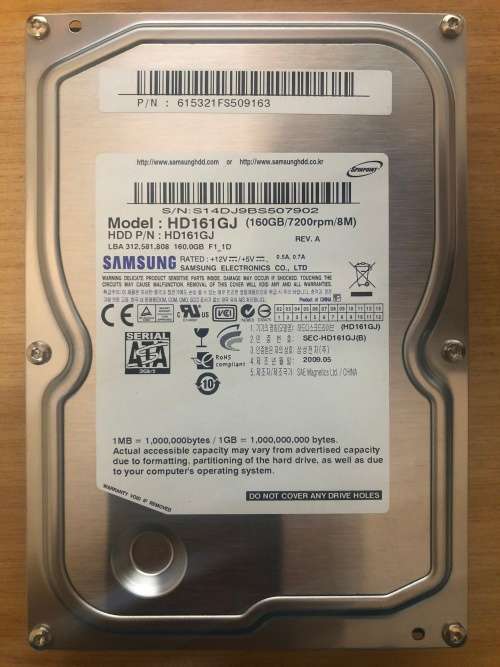 Samsung 160GB SATA Hard Drive