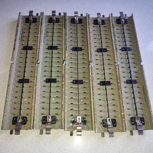5 x Märklin M-Track Straight Tracks 3601 D/5106  - Good Condition