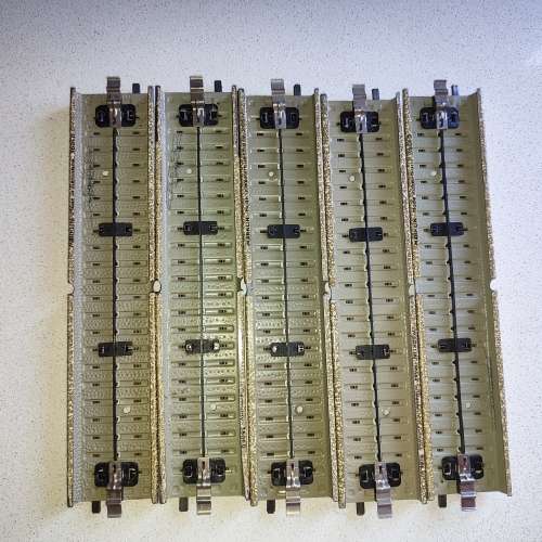 5 x Märklin M-Track Straight Tracks 3601 D/5106  - Good Condition