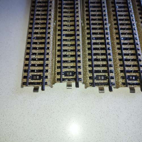 5 x Märklin M-Track Straight Tracks 3601 D/5106  - Good Condition