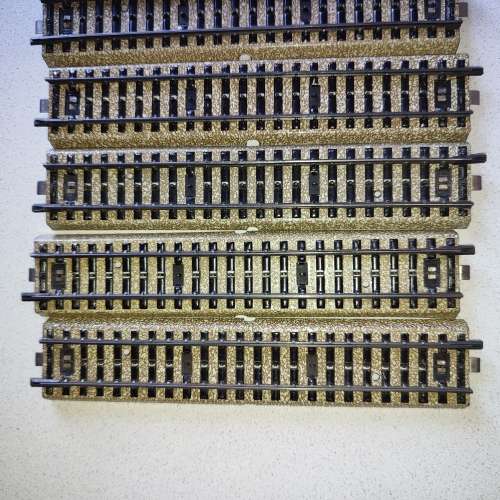 5 x Märklin M-Track Straight Tracks 3601 D/5106  - Good Condition