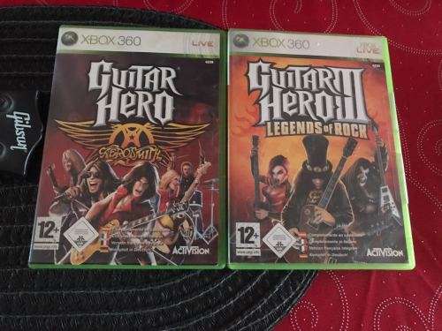 Guitar Hero Wireless Guitar + 2 Games + Extra Faceplate